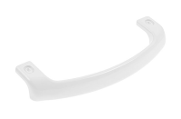 Ручка холодильника Атлант 775373400401 (белая, изогнутая, 22 см)