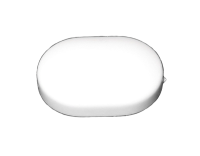 Заглушка ручки-скобы холодильника Атлант 280413100400, белая