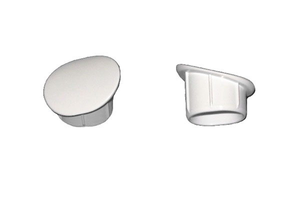 Заглушка ручки холодильного шкафа Атлант 410623306300, белая