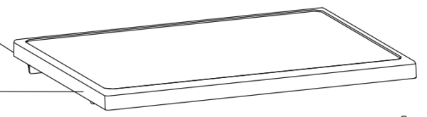 Верхняя крышка стиральной машины, код продукта 730515600502